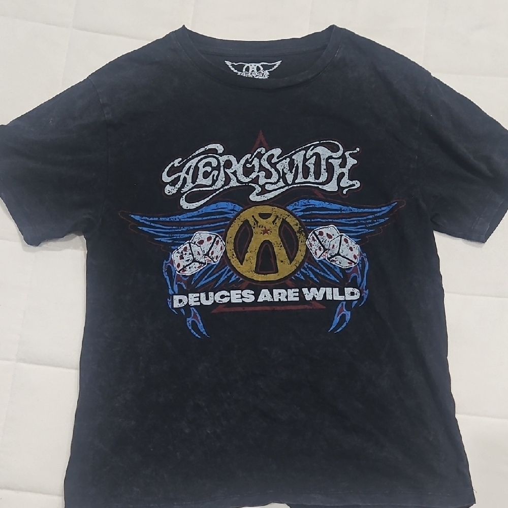 Aerosmith Black Graphic Tee - Short Sleeve